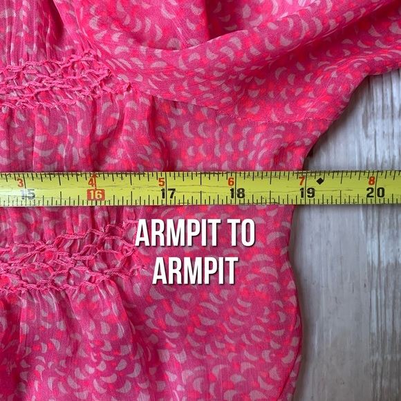 Roxy : sheer pink patterned top - Picture 15 of 16